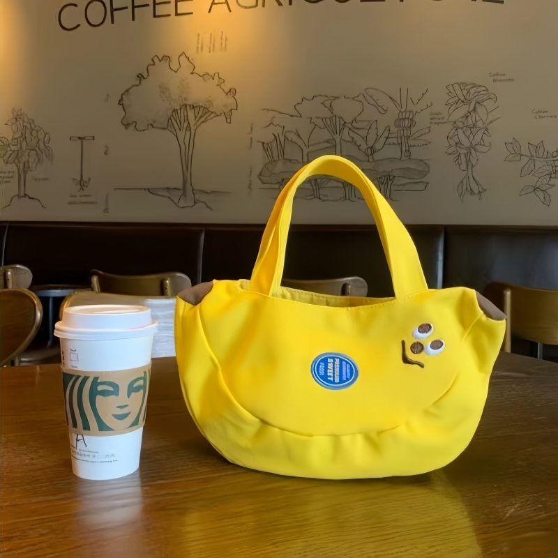 新款可爱卡通刺绣帆布包便捷