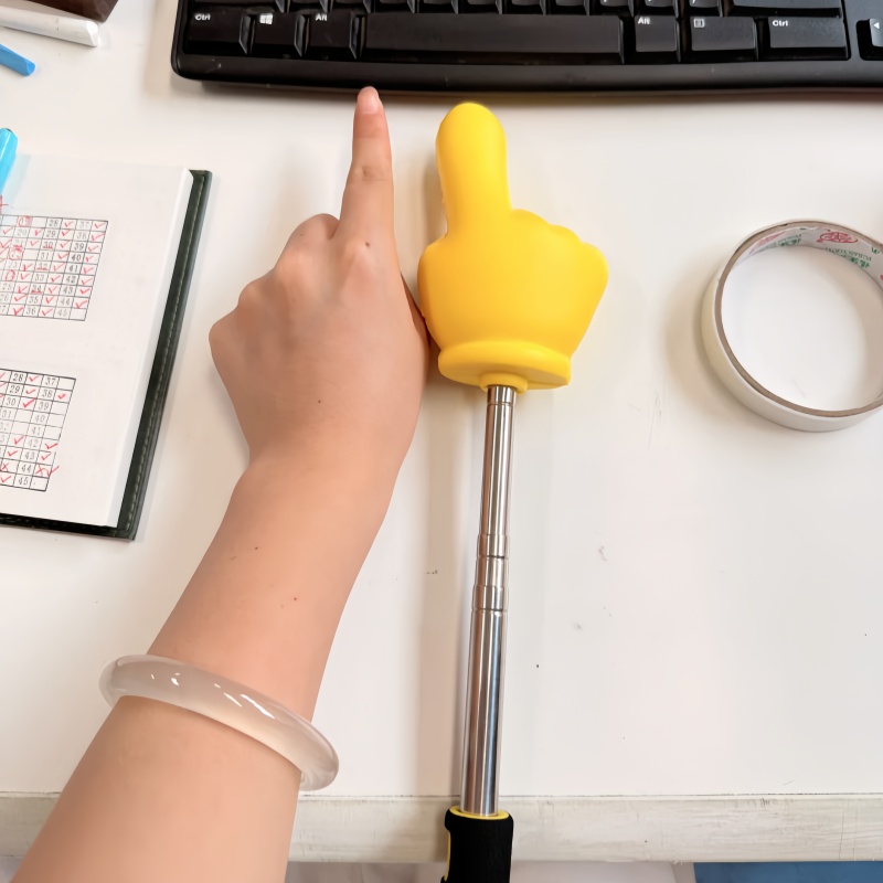 手指棒伸缩阅读手指伸缩点读棒