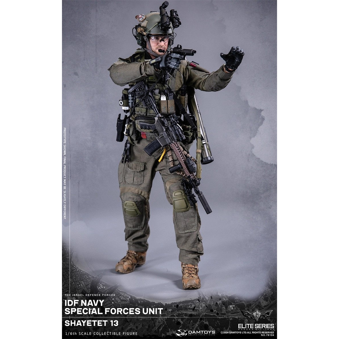 DAMTOYS 1/6 以色列IDF国防军海军特种部队 第13突击队 78104