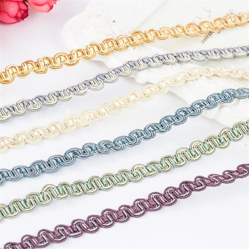 1公分宽波浪小边窗帘花边辅料配件沙发鞋帽镶边装边布艺花边15米,居家布艺,花边/蕾丝,淘宝优惠券,粉丝福利购,淘宝优惠卷