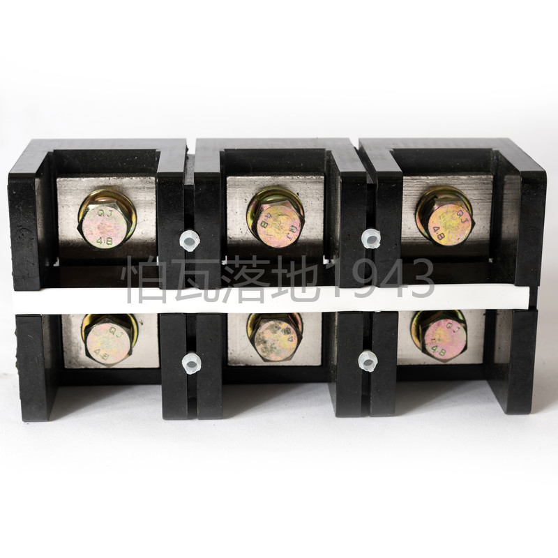 高品质TC-6003 (铜件) 3位/600A 大电流接线端子 接线排 柱连接器