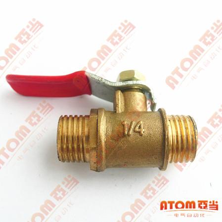 红柄小球阀黄铜球阀小阀门 2分双外丝3分双外牙4分球阀