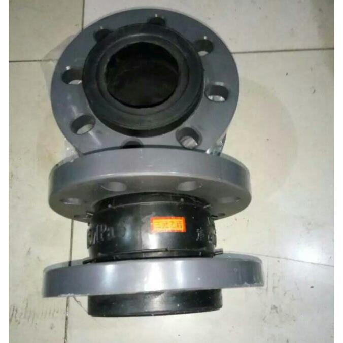 UPVC橡胶法兰软接 EPDM减震接头DN15 20 25 32 40 50 65 80 100