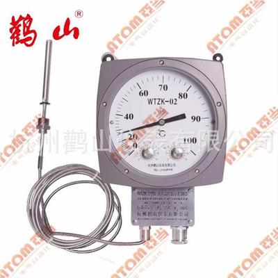 杭州鹳山仪表WTZK-02变压器用温度表WTZK-03温度控制器信号温度计