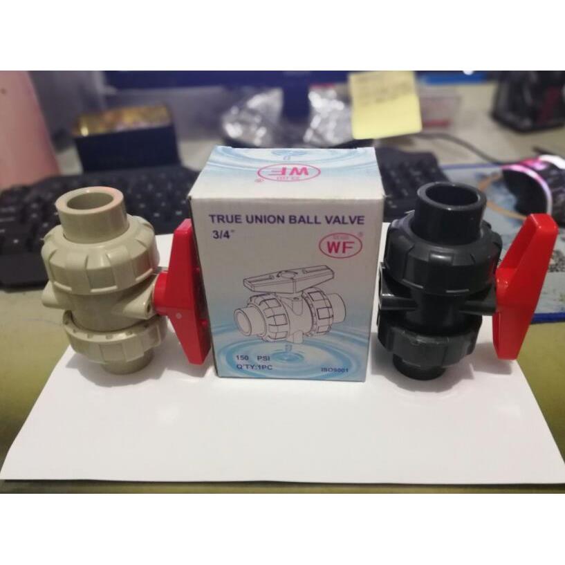 WF球阀PPH球阀PPR双活接球阀UPVC球阀化工双活接双由令球阀