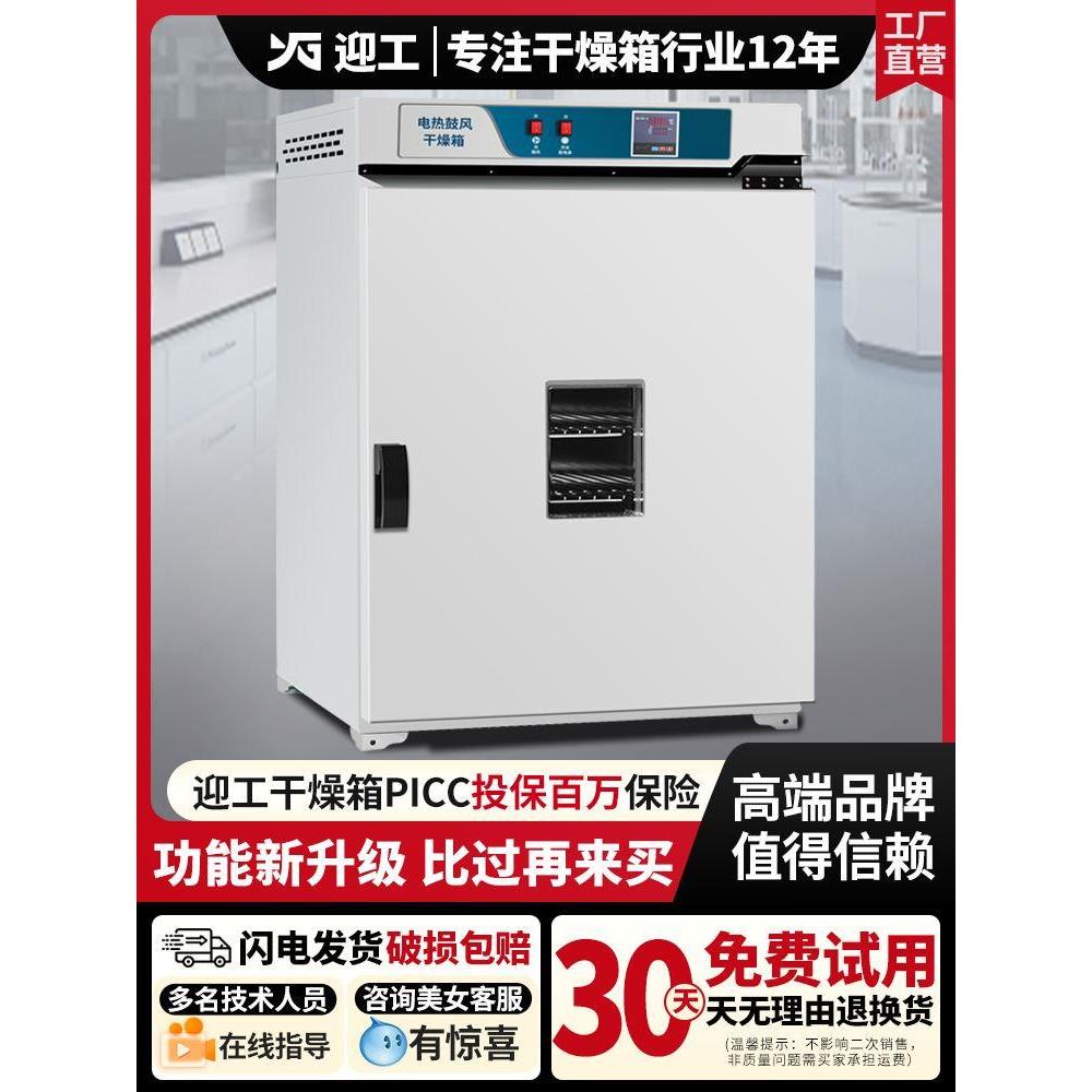 电热鼓风干燥箱双开门高温烘箱恒温干燥箱烤箱工业试验箱老化箱