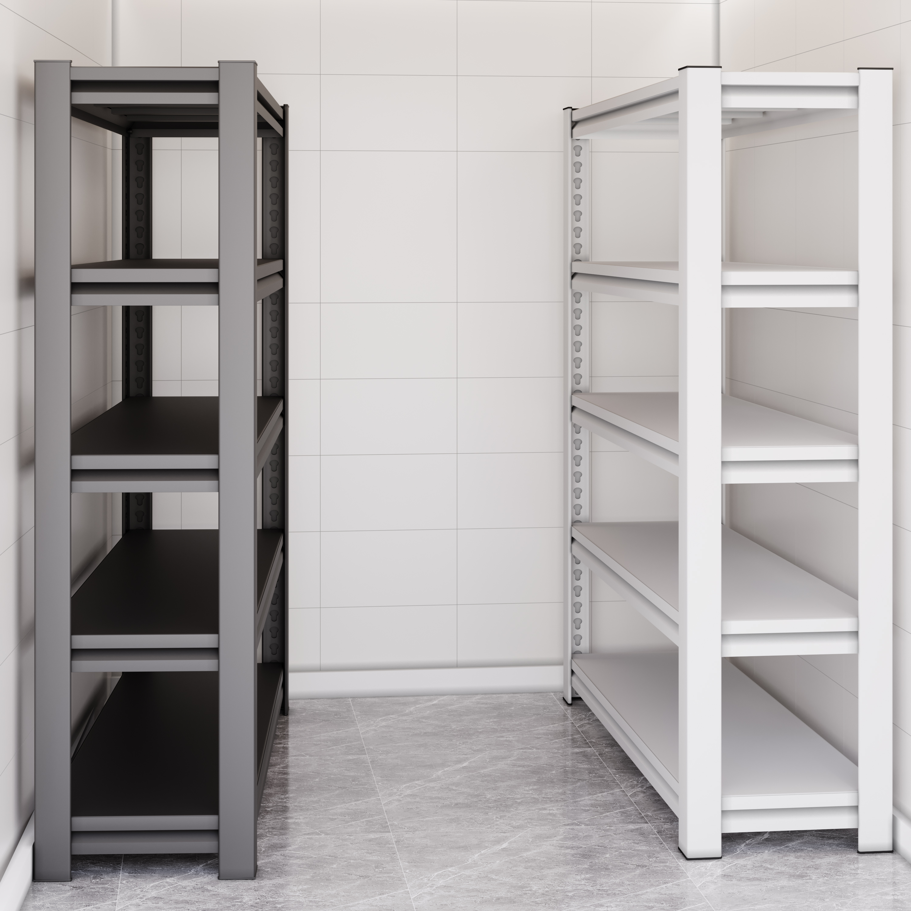 家用置物架钢制货架阳台多层置物架快递杂物架子储藏间厨房收纳架