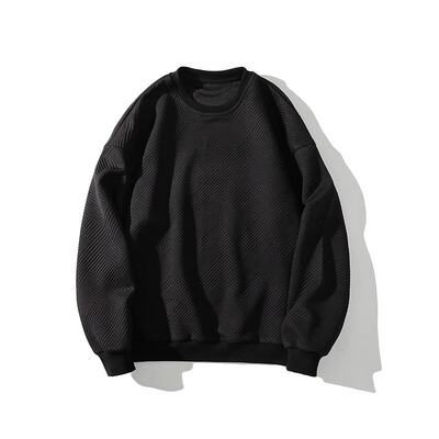 大码300斤卫衣男圆领春秋长袖T恤