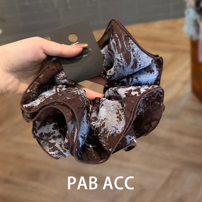 肥肠圈布艺复古晕染头花