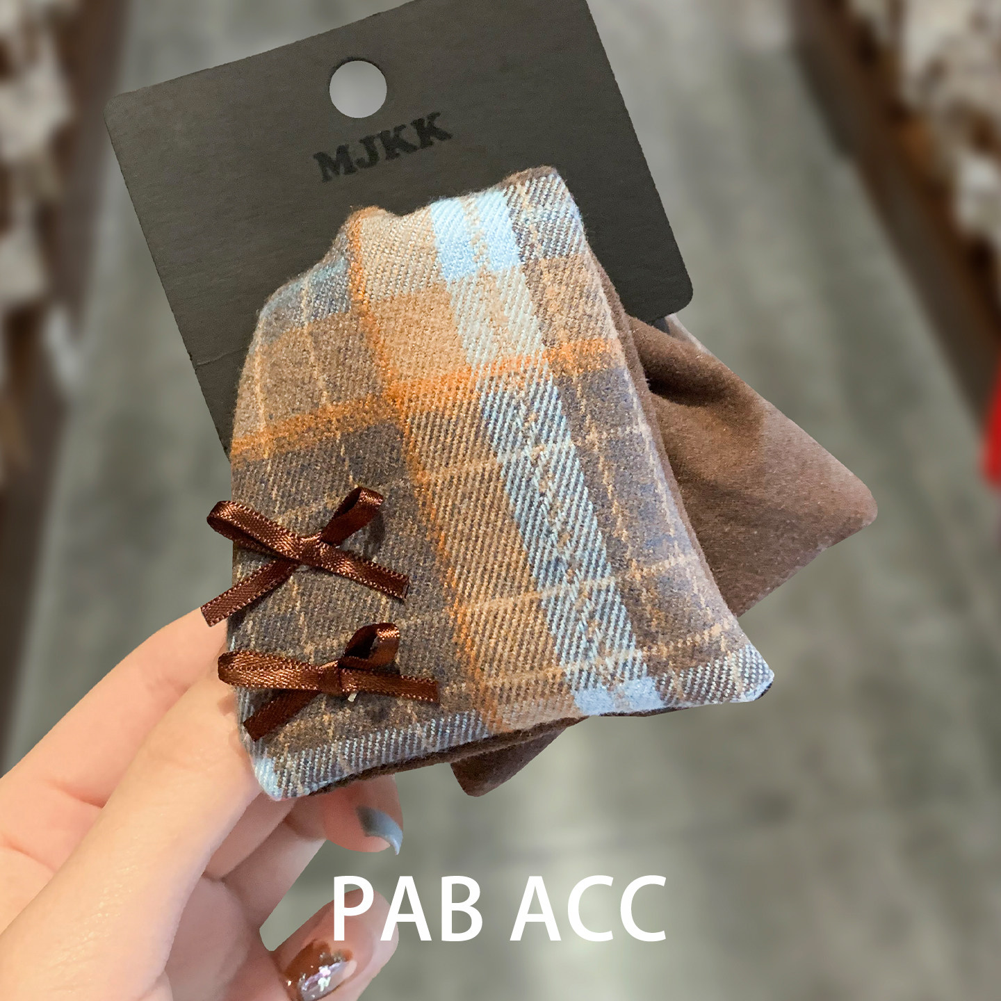 韩国减龄创意设计感双面丝带蝴蝶结格纹三角抓夹懒人咖色盘发夹子,饰品/流行首饰/时尚饰品新,发饰,淘宝优惠券,粉丝福利购,淘宝优惠卷