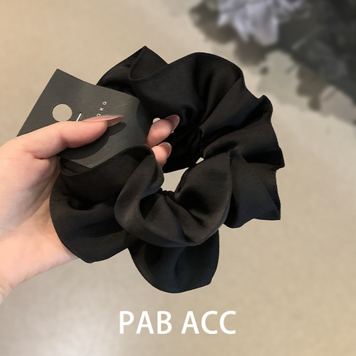 肥肠圈布艺韩系木耳边头花