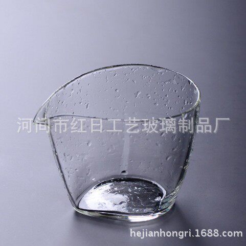 日式无由水波纹两款玻璃公杯加厚耐热公道杯 匀杯日本分茶器