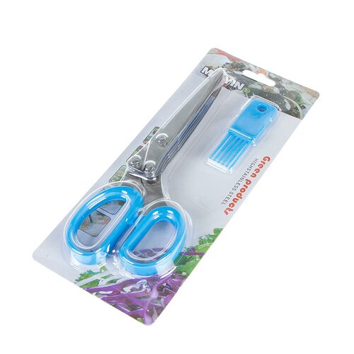 多层葱花剪刀厨房用品 不锈钢五层葱花剪紫菜碎食剪强力多层剪刀