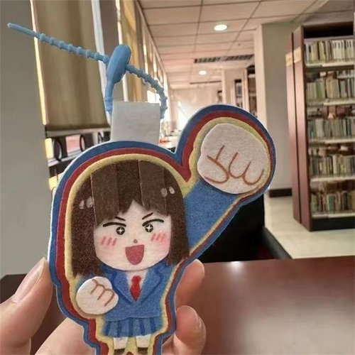 跃动青春美津未不织布挂件