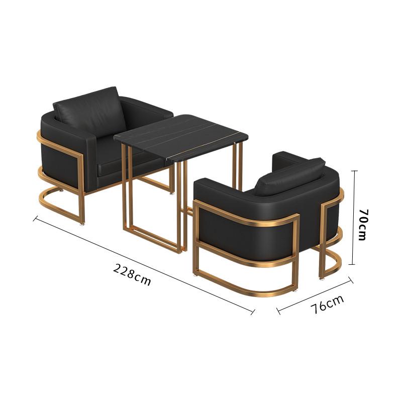 办公沙发茶几组合办公室会议室会客休息区接待区桌椅商务洽谈茶楼