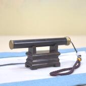 实木底座天珠底座横才底座工艺品支架笔架横梁