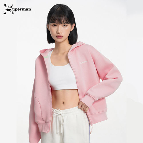 XSuperman许昕推荐连帽拉链外套