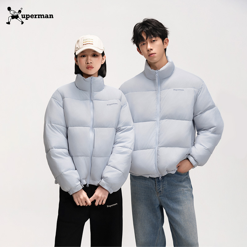 Xuperman轻量化短款立领棉服