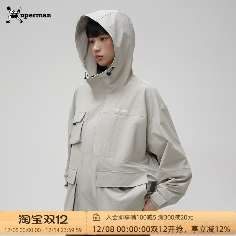 Xuperman工装夹克男女中长款