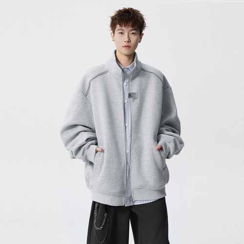 SHAPOES重磅400克立领夹克外套