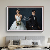 速发婚纱照相框挂墙洗照片加全家福相片打制主挂婚照结画印作