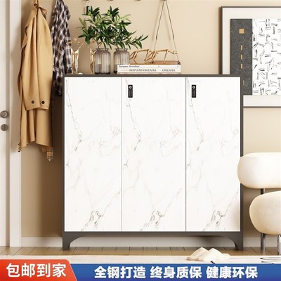 钢制鞋柜家用门口入户大容量多层超大铁皮门外电梯口走廊带锁防盗