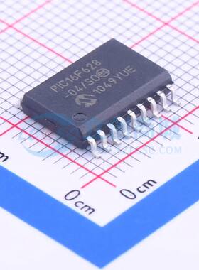 单片机(MCU/MPU/SOC) PIC16F628-04/SO SOIC-18-300mil 原装正品