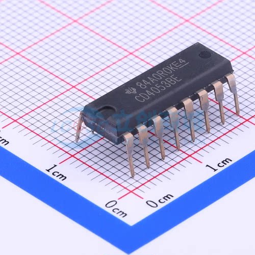 模拟开关/多路复用器 CD4053BE PDIP-16 原装正品