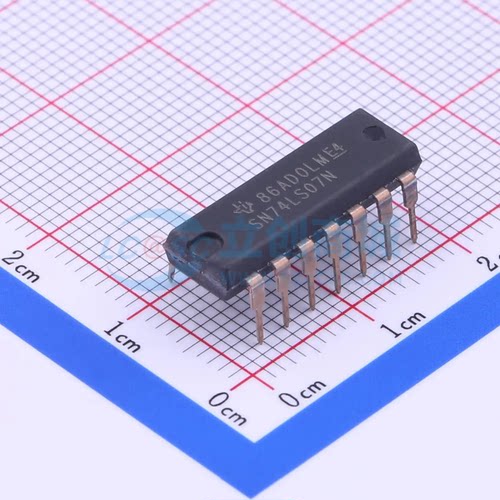 缓冲器/驱动器/收发器 SN74LS07N DIP-14 原装正品 电子元器件配