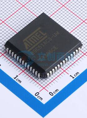 单片机(MCU/MPU/SOC) AT89C51AC3-S3SUM PLCC-52(19.2x19.2) 原装