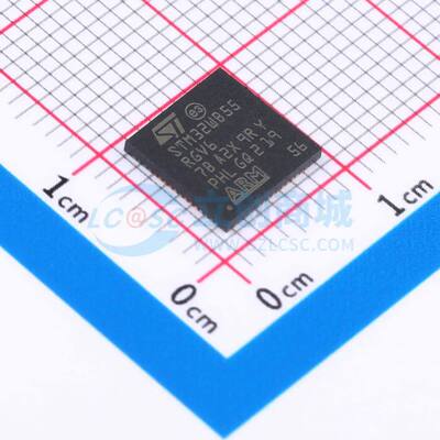 原装 无线收发芯片 STM32WB55RGV6 QFN-68-EP(8x8)