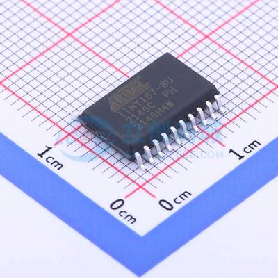单片机(MCU/MPU/SOC) ATTINY167-SU SOIC-20-300mil 原装正品
