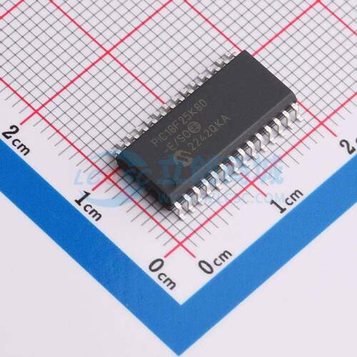 单片机(MCU/MPU/SOC) PIC18F25K80-E/SO SOIC-28-300mil 原装正品
