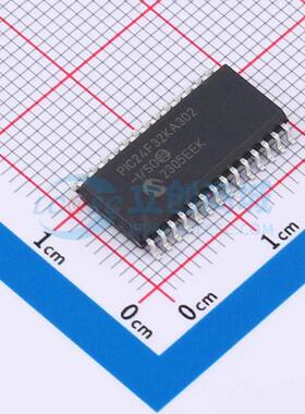 单片机(MCU/MPU/SOC) PIC24F32KA302-I/SO SOIC-28-300mil 原装正