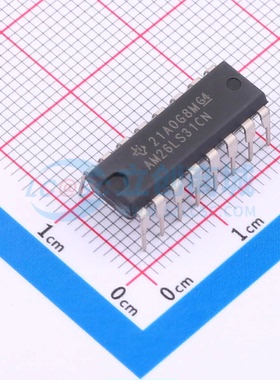 RS-485/RS-422芯片 AM26LS31CN DIP-16 原装正品