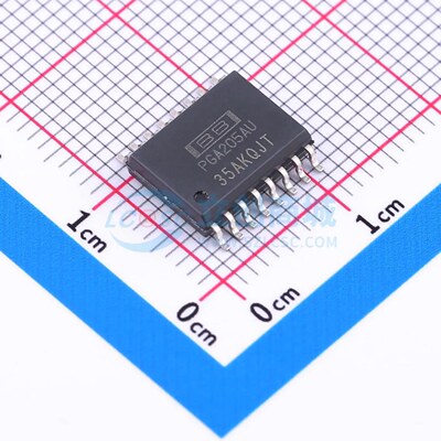 原装 可编程/可变增益放大器(PGA/VGA) PGA205AU/1K SOIC-16-300m