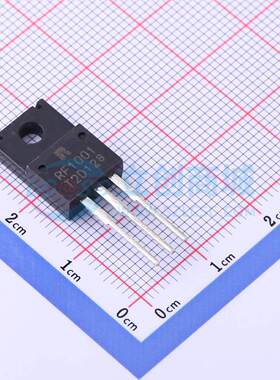 快恢复/高效率二极管 RF1001T2D TO-220FN 200V 10A 原装正品