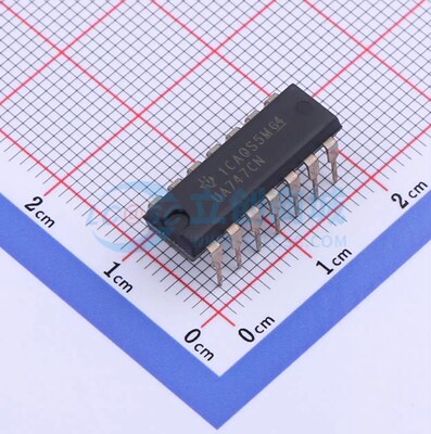原装 运算放大器 UA747CN PDIP-14 全新