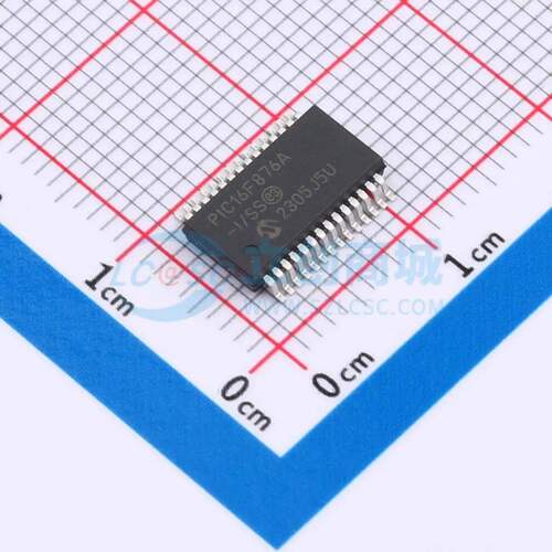 单片机(MCU/MPU/SOC) PIC16F876A-I/SS SSOP-28-208mil 原装正品
