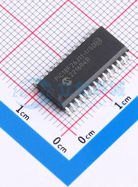 单片机(MCU/MPU/SOC) PIC18F26J11-I/SO SOIC-28-300mil 原装正品