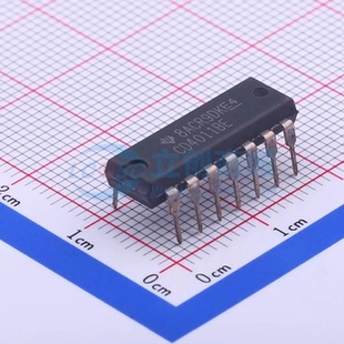 逻辑门 CD4011BE DIP-14 原装正品 电子元器件配单