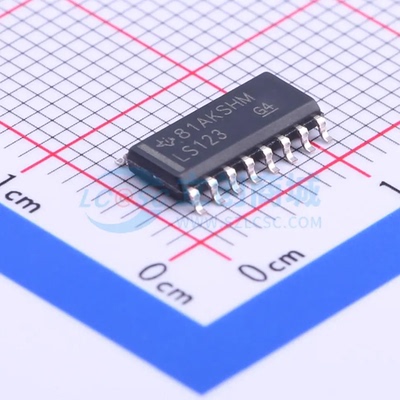 单稳态多谐振荡器 SN74LS123DR SOIC-16 原装正品 电子元器件配单