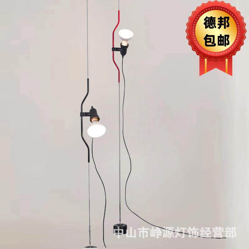 意大利客厅卧室床头画廊可调节高度沙发旁展厅装饰LED落地小吊灯