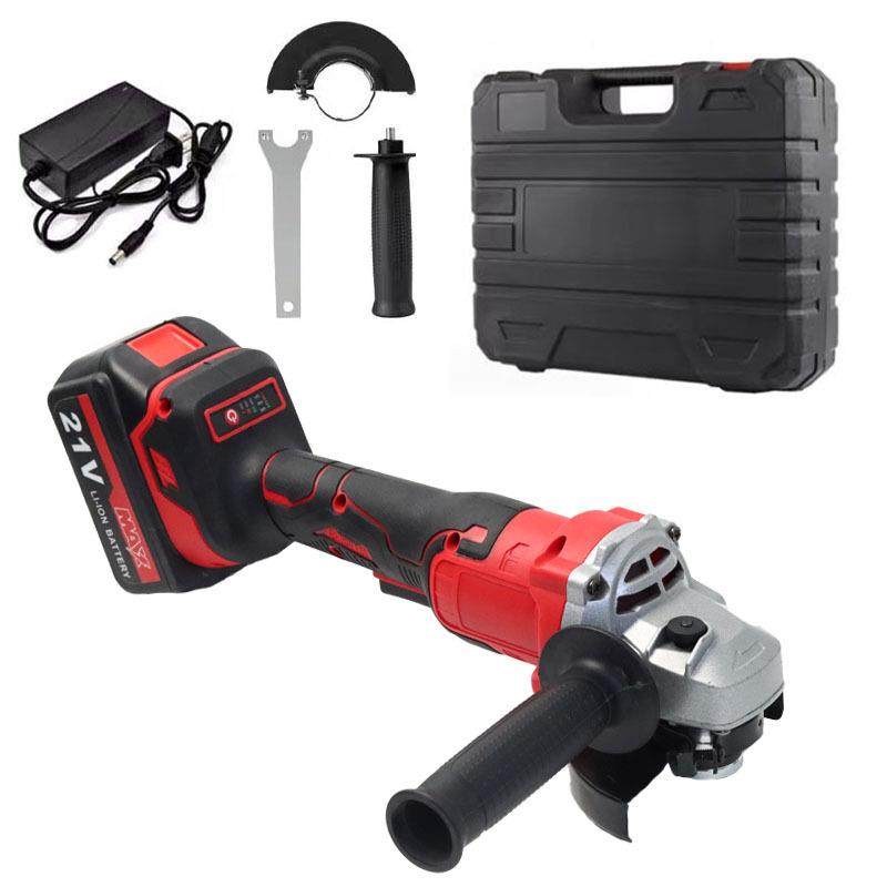 外贸新款100mm角磨机手持抛光多功能无线打磨抛光电动手砂轮工具