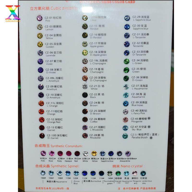 工厂锆石样板色卡出售圆形锆石色卡色板颜色齐全方便选色看样,基础建材,脚轮/万向轮,淘宝优惠券,粉丝福利购,淘宝优惠卷