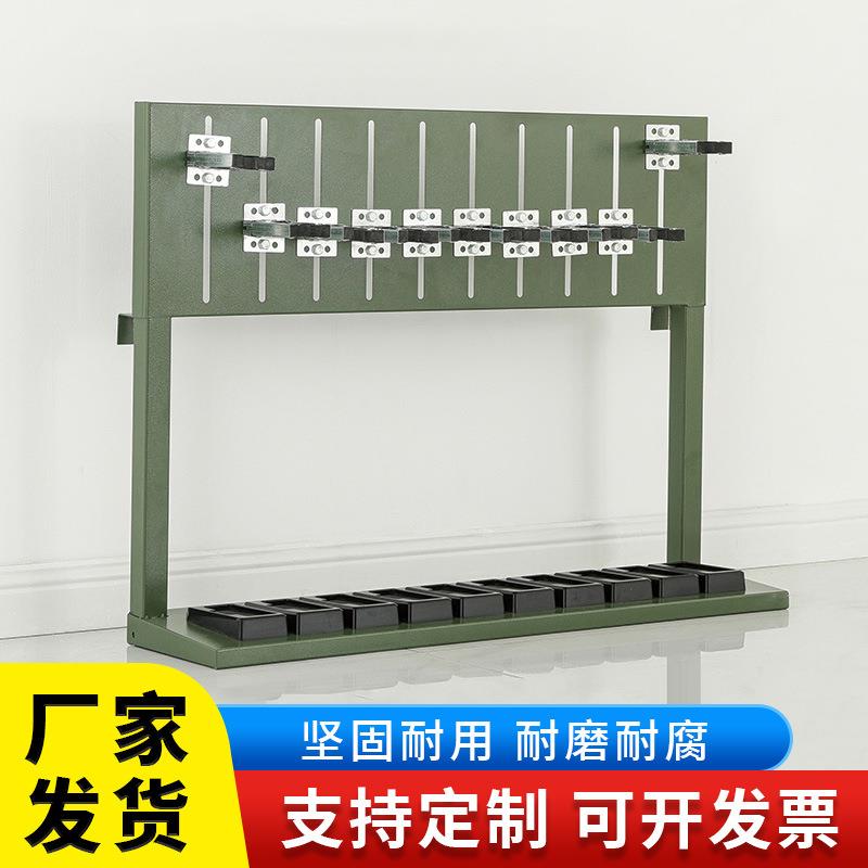便携式枪柜橡胶枪架立式武器架95/95-1/03/81/56式训练器材展示架