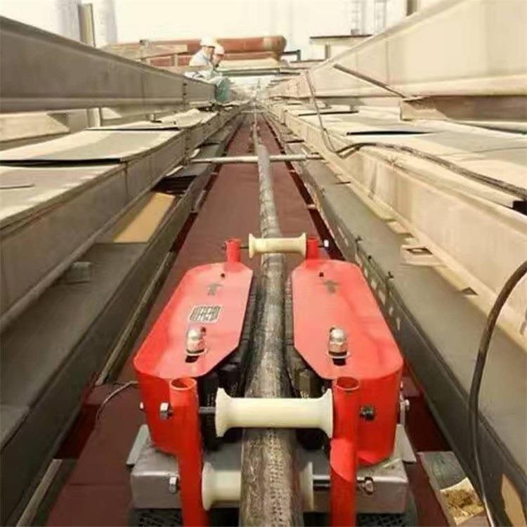 全自动电缆输送机电力施工敷设电缆输送机汽柴油缆线输送机