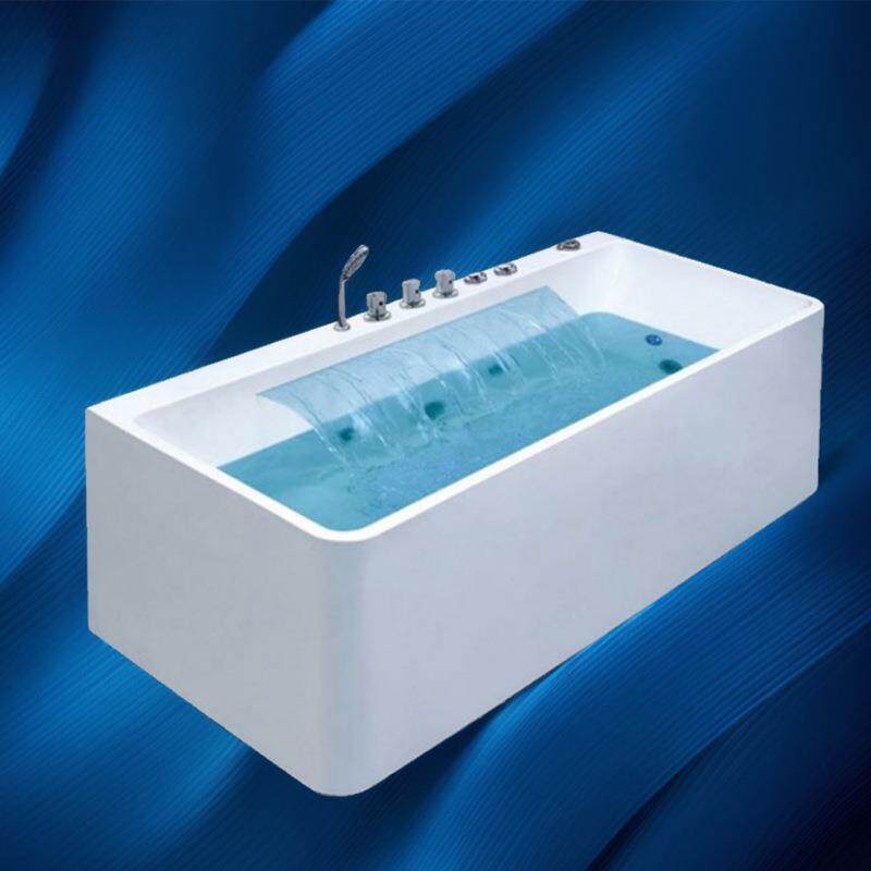 冲浪按摩浴缸裙别墅SPA泡泡浴恒温亚克力浴池沐浴水疗家用
