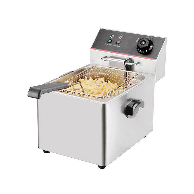 不锈钢电炸炉油炸锅油炸机炸串炸鸡商用电炸锅炸油条机油炸炉双缸
