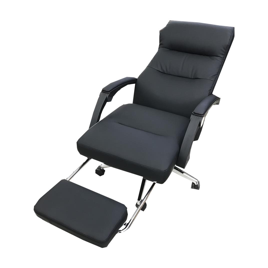 TX460#午休皮椅老板椅主管椅经理椅带腿托办公椅